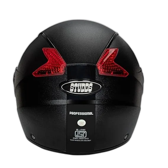 STUDDS Professional With Tinted Visor Black Full Face Helmet