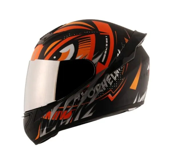 AXOR Rage Trogon Black Orange Full Face Helmet