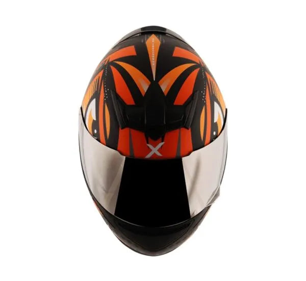 AXOR Rage Trogon Black Orange Full Face Helmet