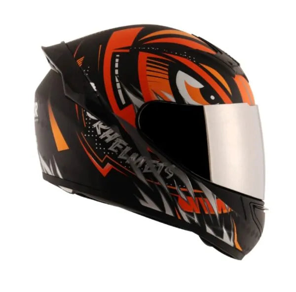 AXOR Rage Trogon Black Orange Full Face Helmet