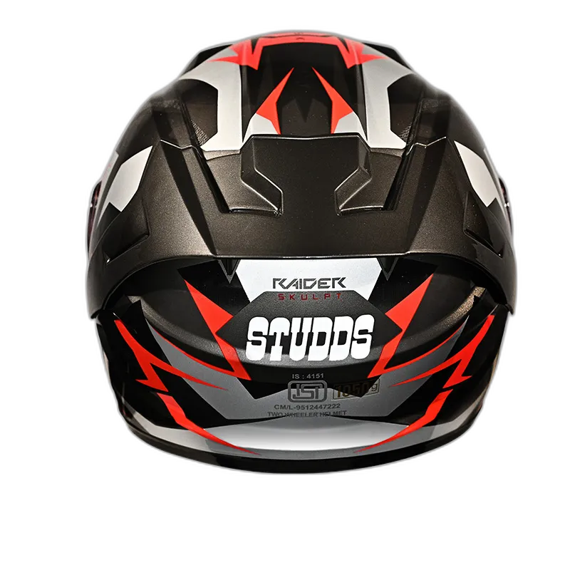 STUDDS Raider Super D1 Grey N2 Full Face Helmet