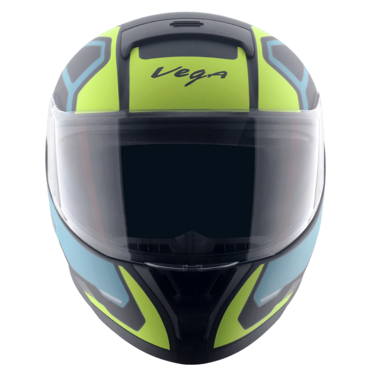 VEGA Ranger Dx Crew Dull Black Neyon Yellow Full Face Helmet