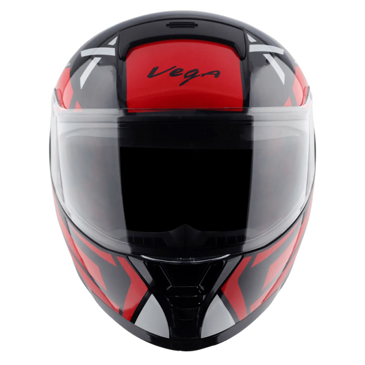 VEGA Ranger Dx Crew Dull Black Red Full Face Helmet