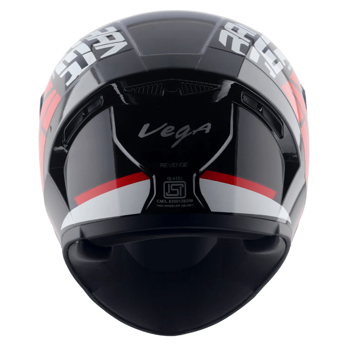 VEGA Ranger Dx Crew Dull Black Red Full Face Helmet