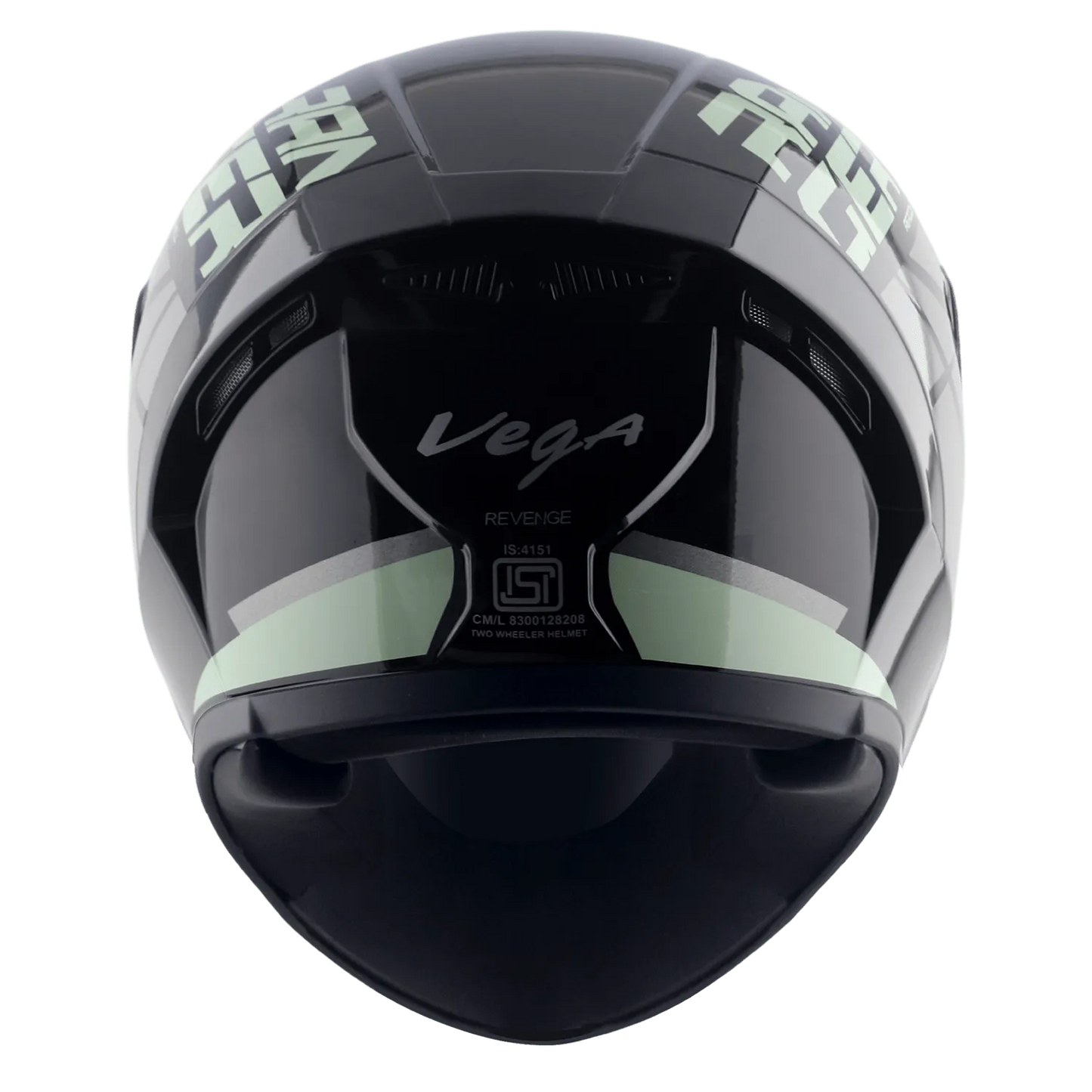 VEGA Ranger Dx Revenge Dull Black Gray Full Face Helmet