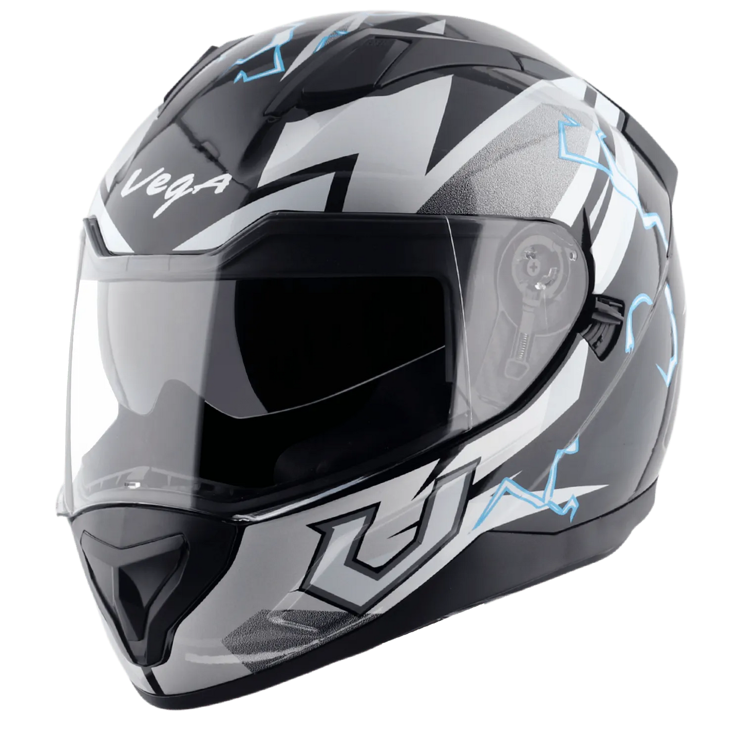 VEGA Rapid Dx Flash Black Grey Full Face Helmet