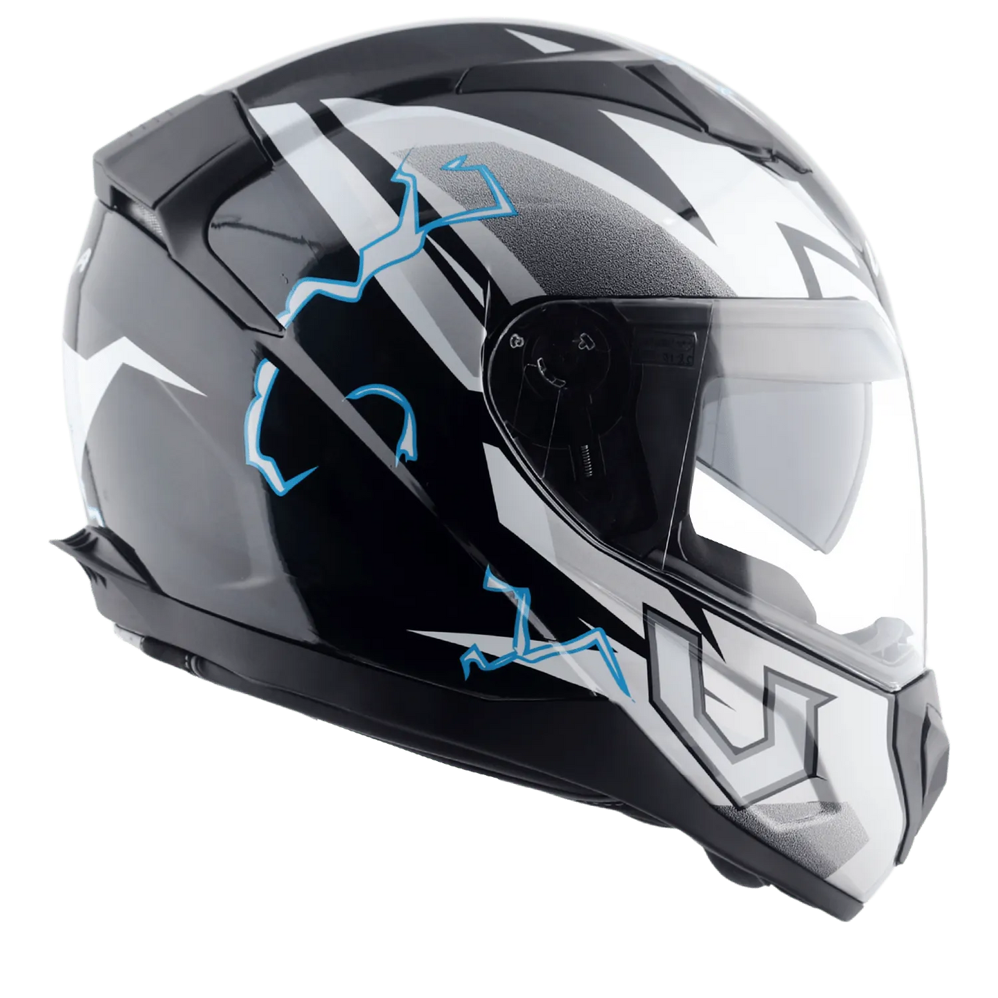 VEGA Rapid Dx Flash Black Grey Full Face Helmet