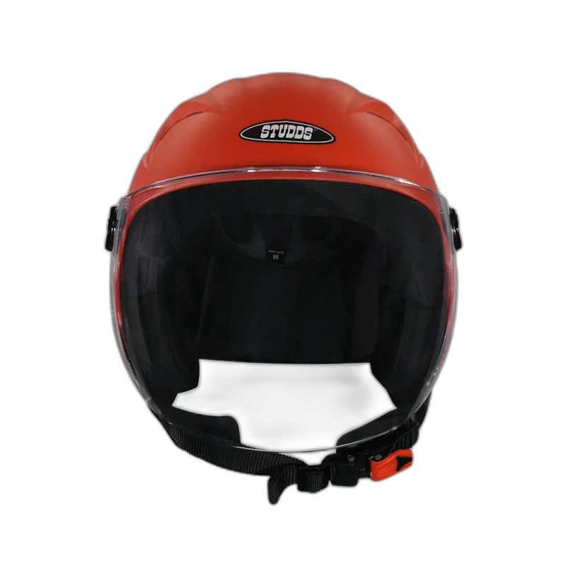 STUDDS Ray Red Half Face Helmet