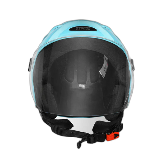 STUDDS Ray Super Pastel Green Half Face Helmet