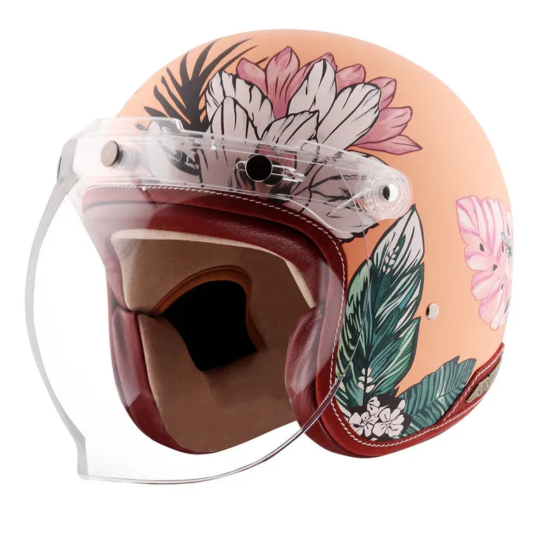AXOR Retro Girls Hawai Half Face Helmet