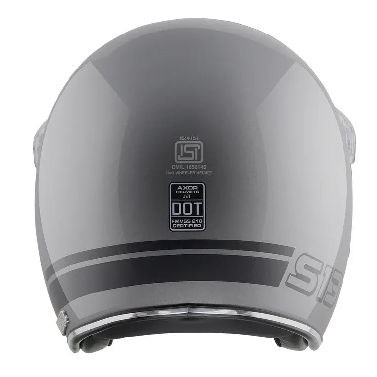 AXOR Retro Jet Sportz Graphics Half Face Helmet