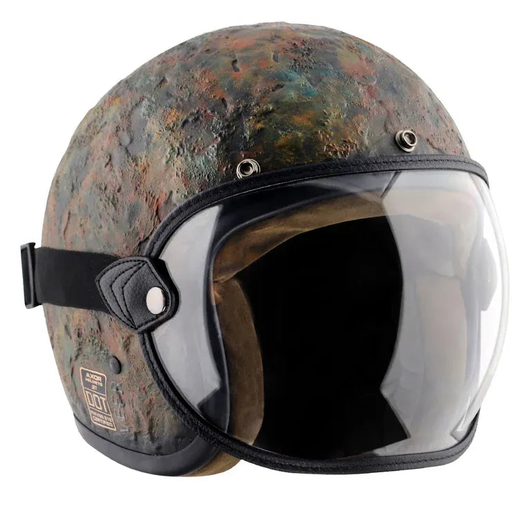 AXOR Retro Jet Veer Half Face Helmet
