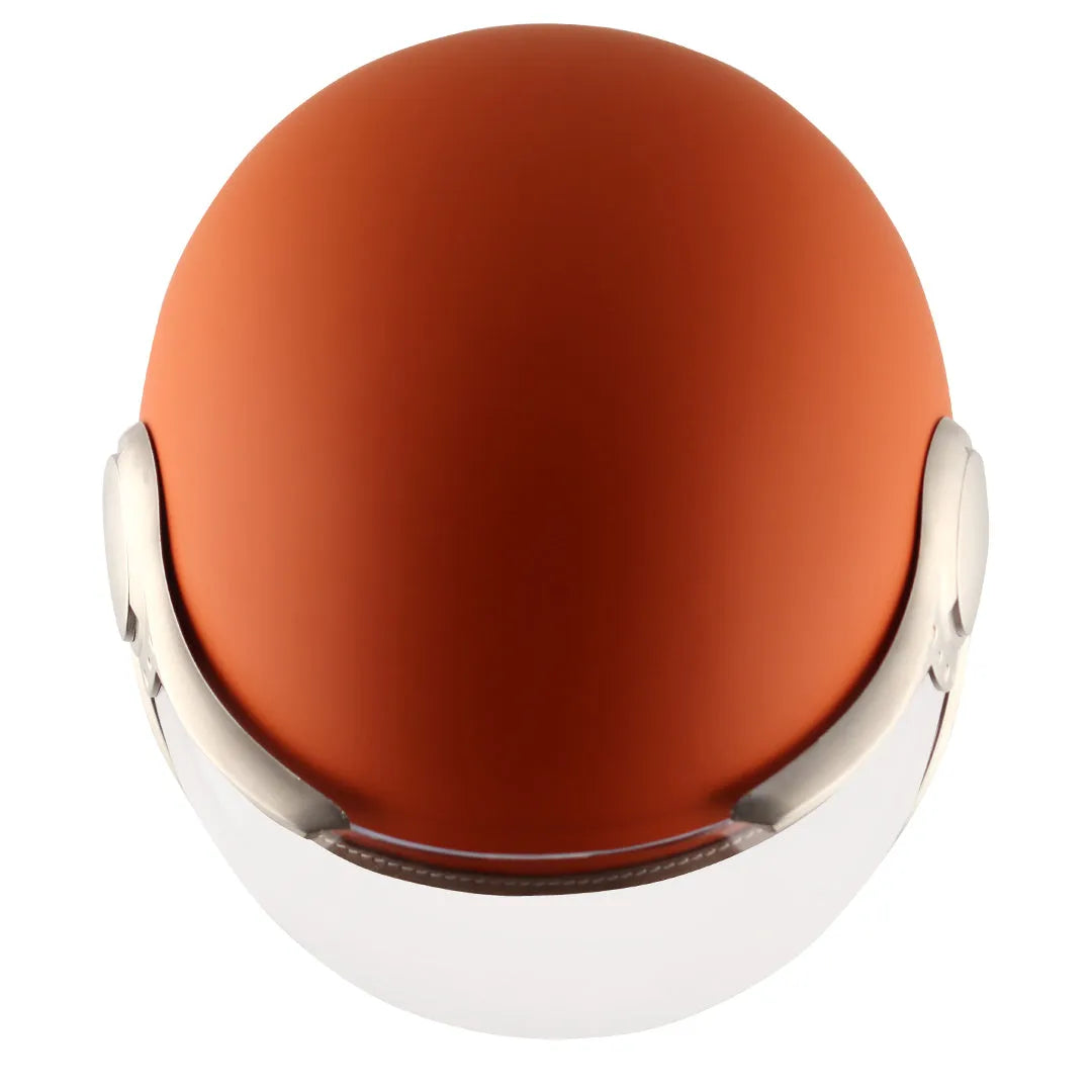 AXOR Retro Jet West Dull Orange Half Face Helmet