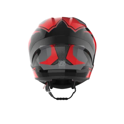 Ridex Nouvo Vf-1 Red Full Face Helmet