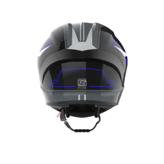 Ridex Nouvo Vf-4 Blue Full Face Helmet
