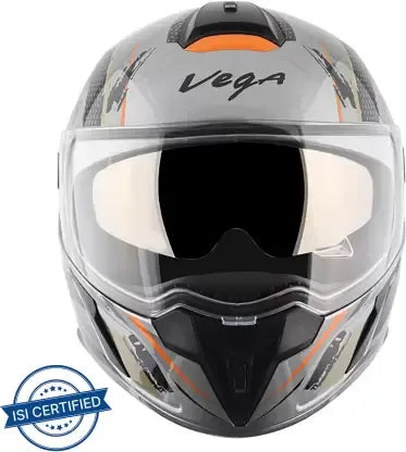 VEGA Ryker Attic Grey Black Full Face Helmet