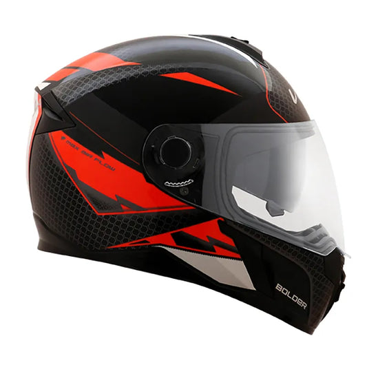 VEGA Ryker Bolder Black Orange Full Face Helmet