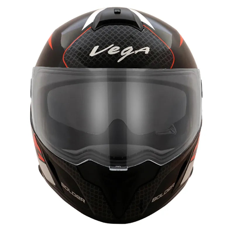 VEGA Ryker Bolder Black Orange Full Face Helmet
