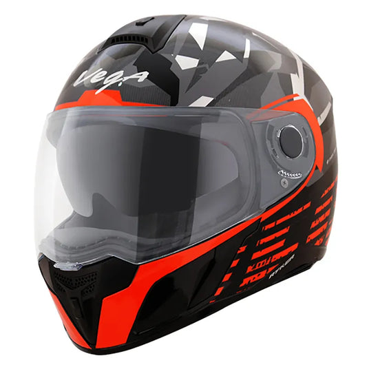 VEGA Ryker Camo Black Orange Full Face Helmet