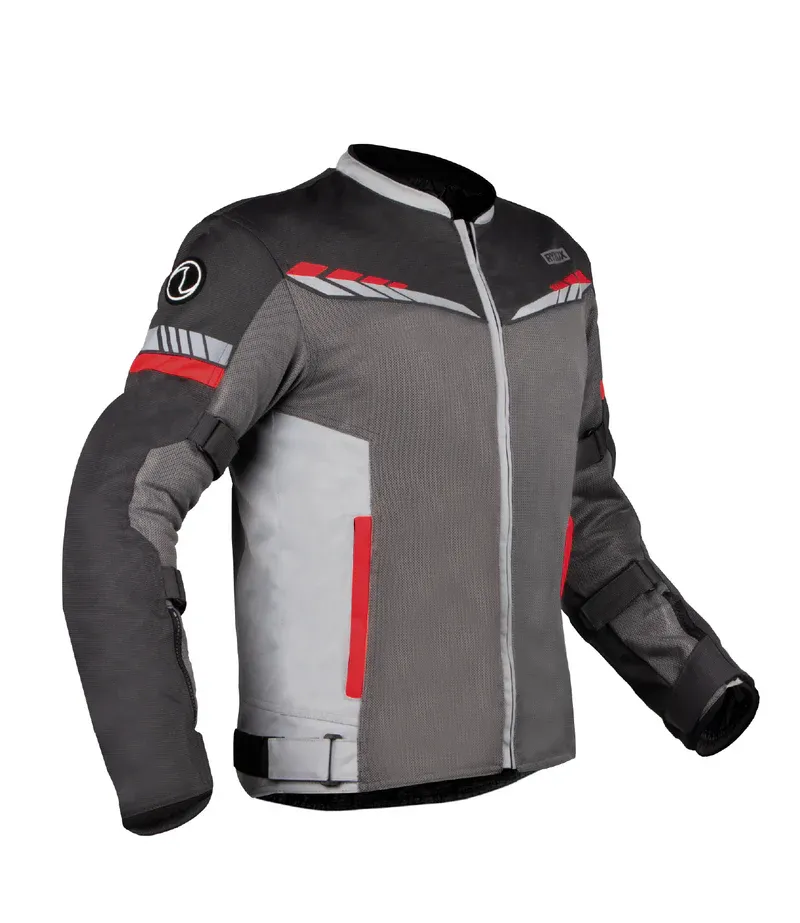 Rynox Air GT 4 Jacket Red Grey Riding gears