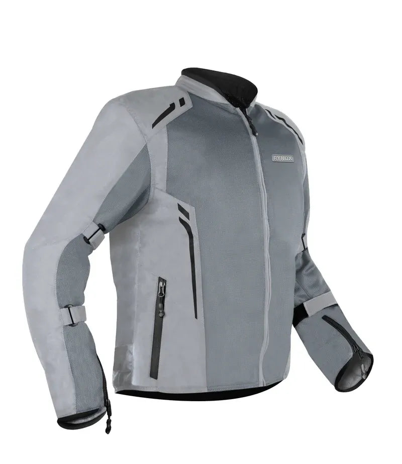 Rynox Cypher Riding Jacket Light Grey