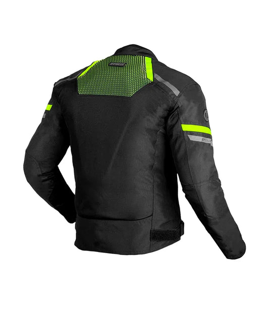 Rynox Helium GT 3 Jacket Black Green Riding Gears