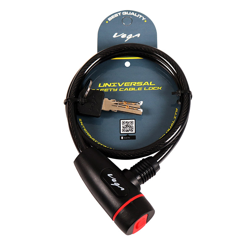 VEGA Cable Lock Black Safety Accessories