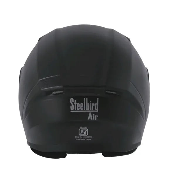 STEELBIRD Sba 17 Rdx Dashing Black Full Face Helmet