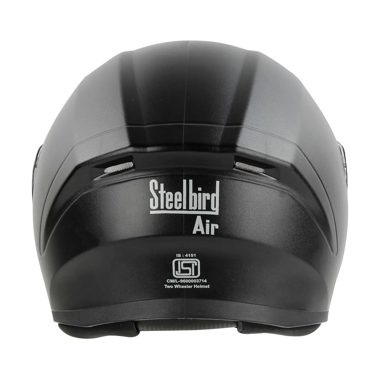 STEELBIRD Sba 19 R2K Dashing Black Full Face Helmet