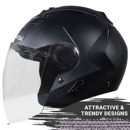 STEELBIRD Sba 3 R2K Classic Black Full Face Helmet