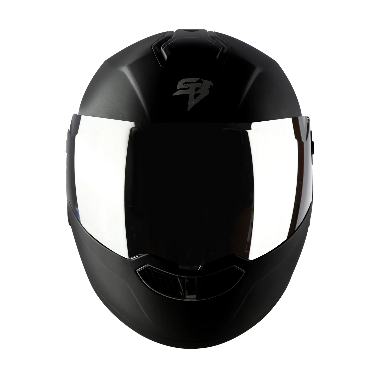 STEELBIRD Sba 8 Iss Glossy With Black Spolier Full Face Helmet