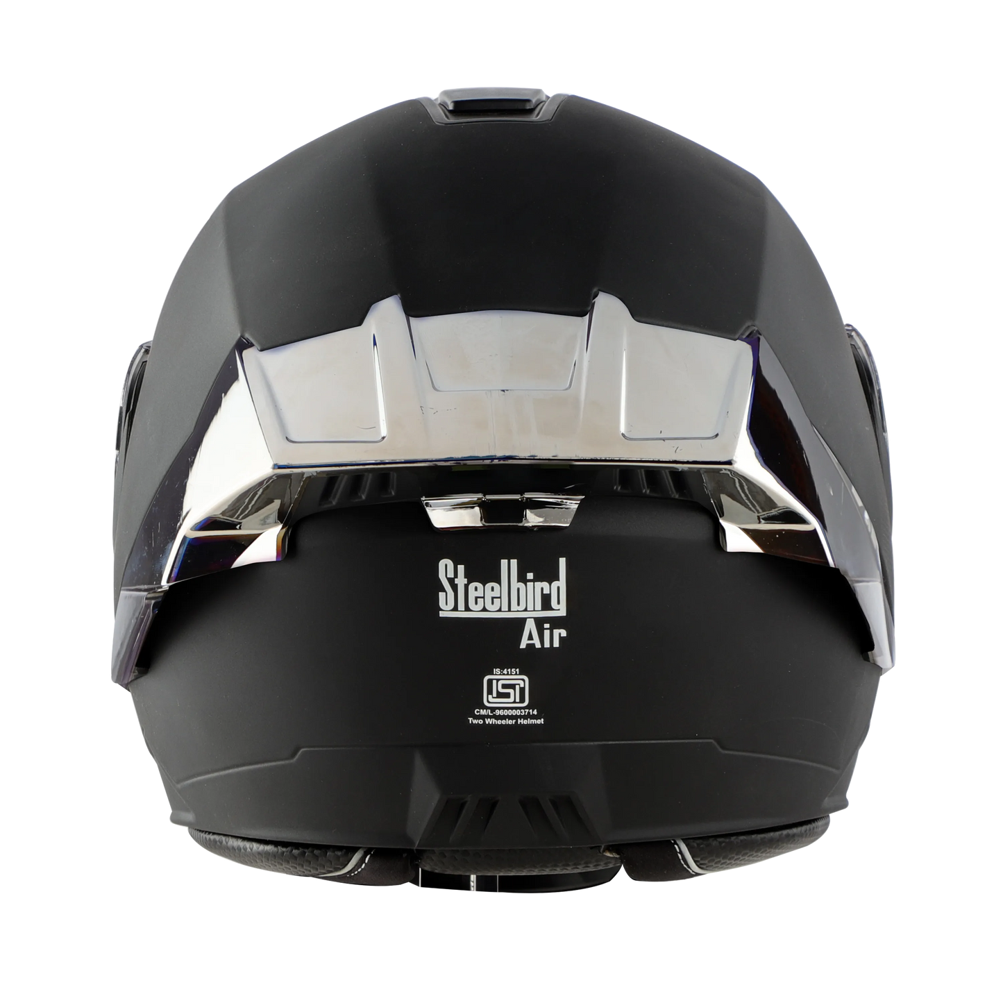 STEELBIRD Sba 8 Iss Glossy With Black Spolier Full Face Helmet