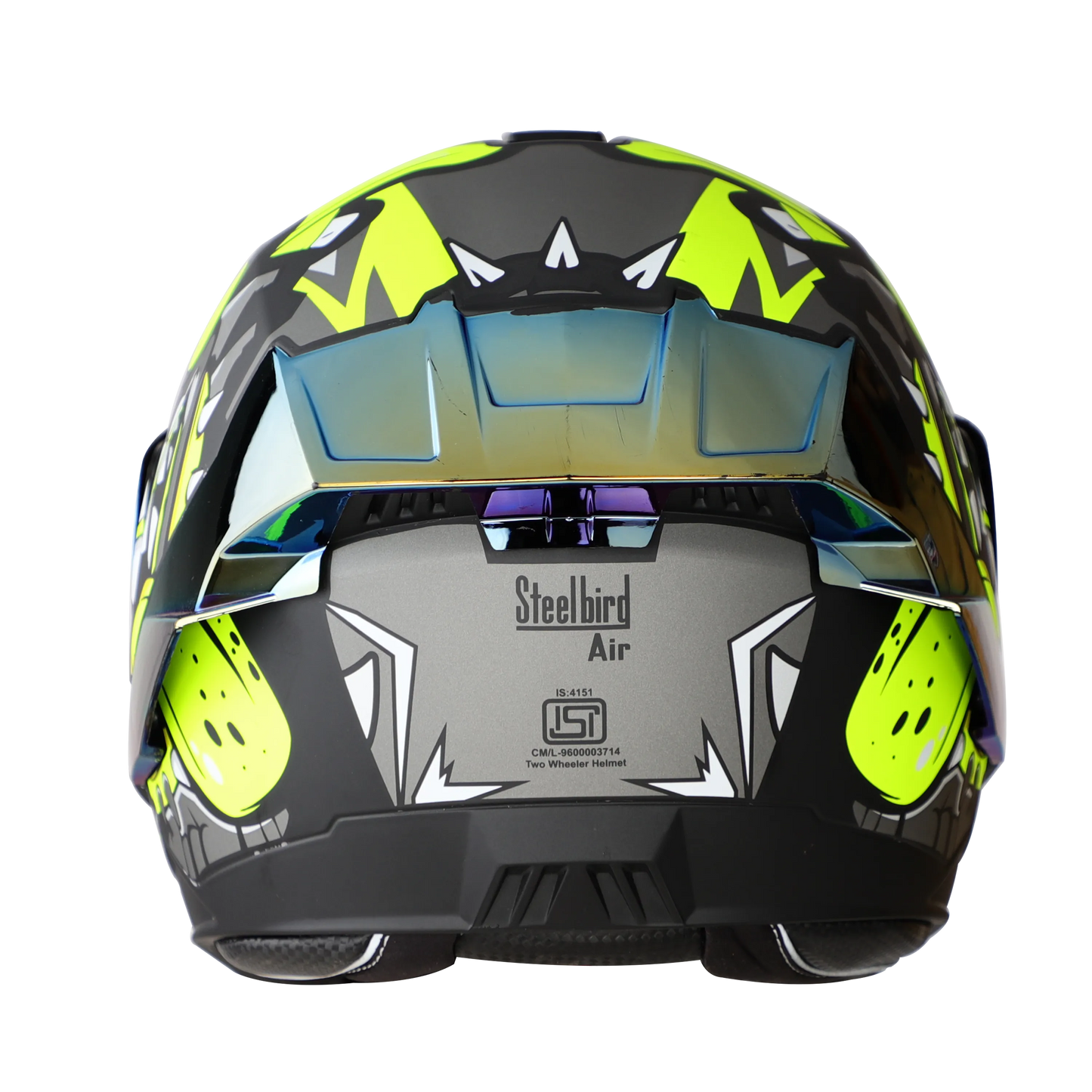 STEELBIRD Sba8 Sharky Black Full Face Helmet