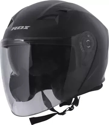 STEELBIRD Sba 17 Black Half Face Helmet