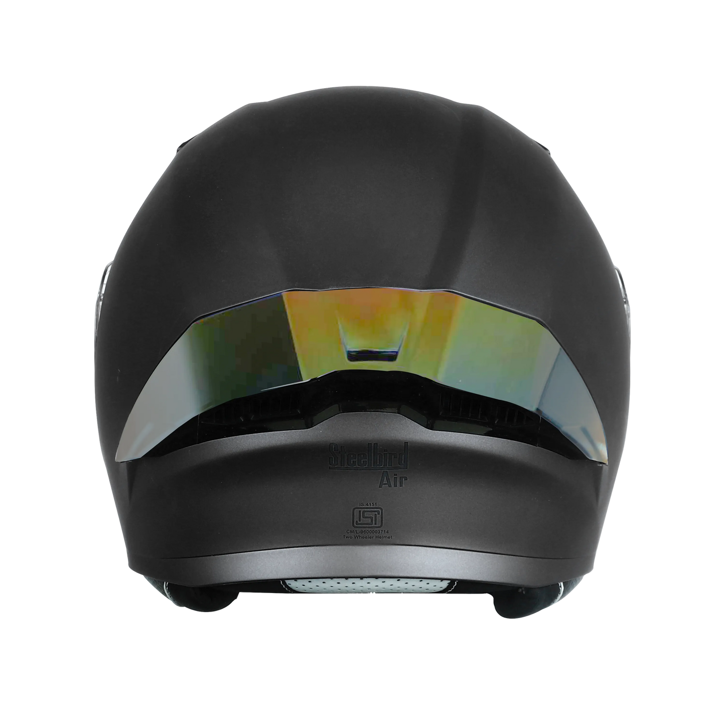 STEELBIRD Sba 20 Glossy Black Full Face Helmet