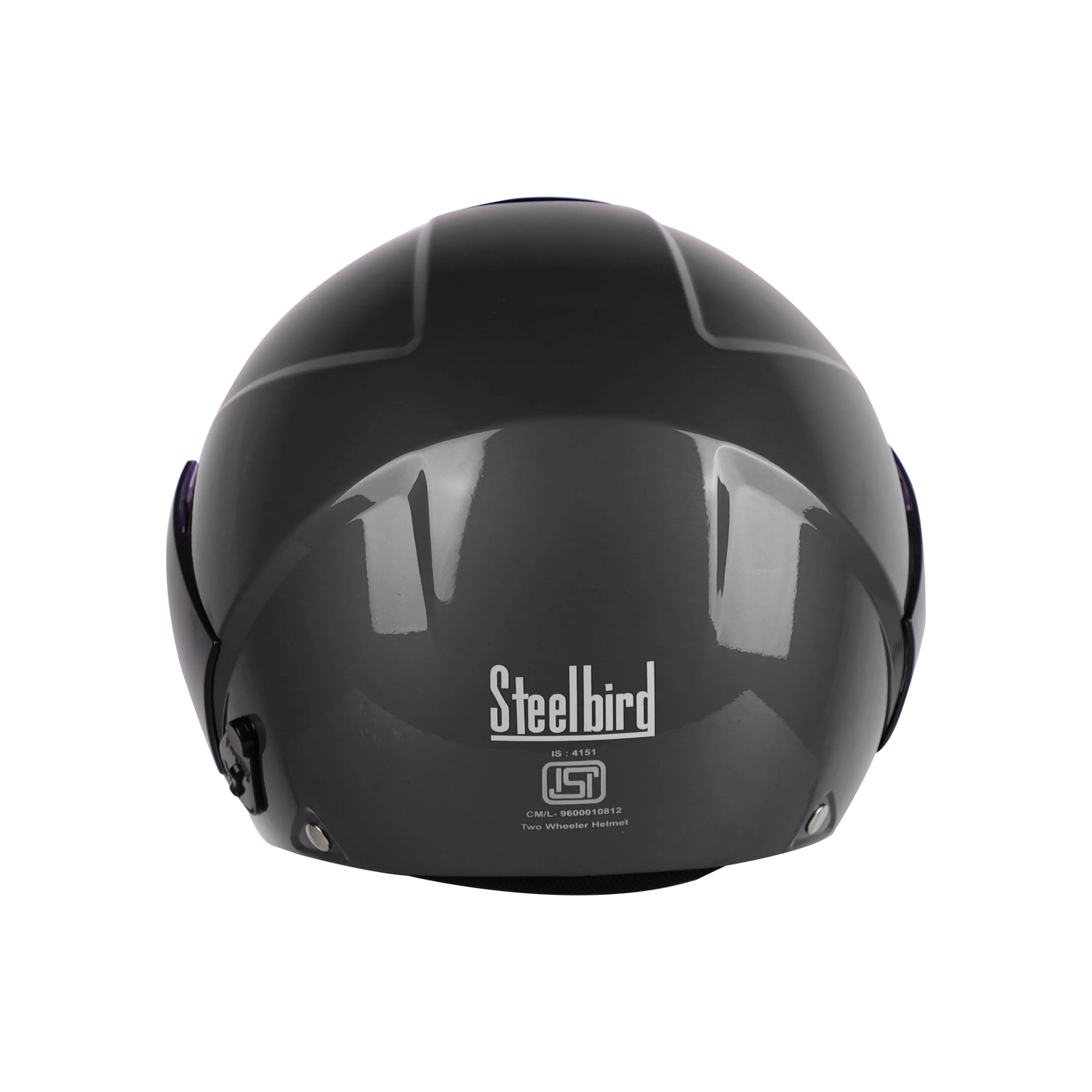 STEELBIRD Sbh 05 Triple Nine Glossy Honda Grey Half Face Helmet