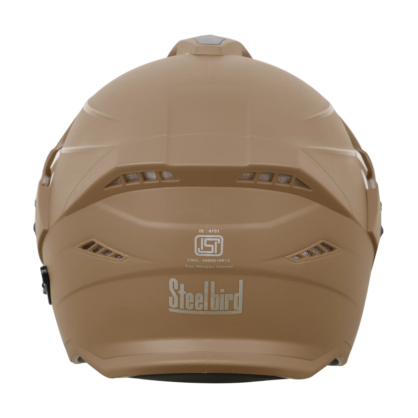 STEELBIRD Sbh 23Avadashing Desert Stormp Cap Half Face Helmet