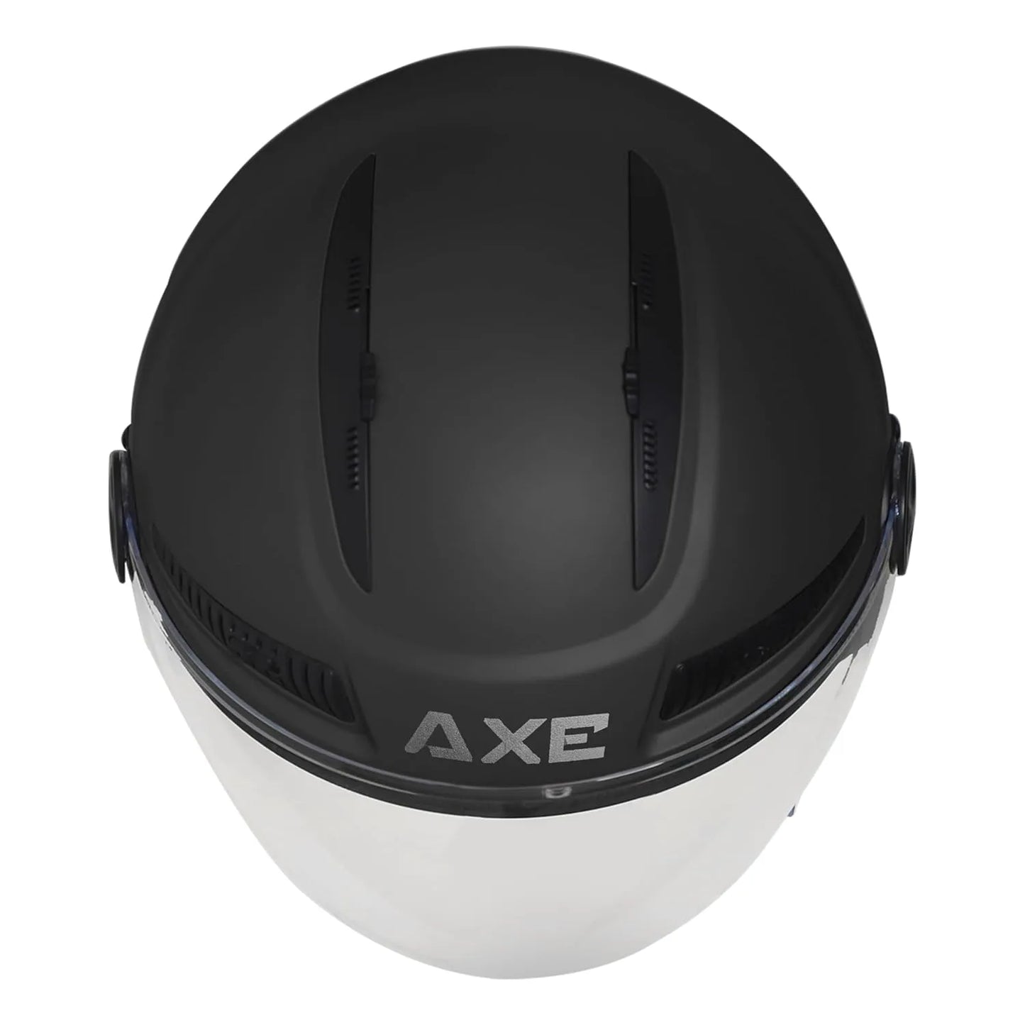 STEELBIRD Sbh 24 Axe Glossy Black 600Mm C Half Face Helmet