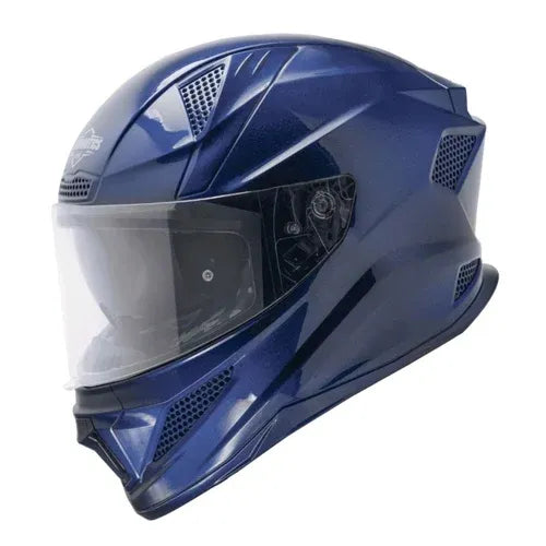 STEELBIRD Sbh 25 Breeze On Ombre Glsy Blk Y Blue Full Face Helmet