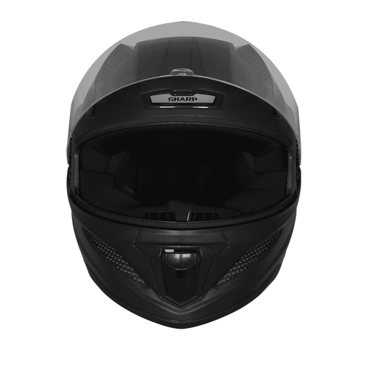 STEELBIRD Sbh 25 Sv Sharp Dashing Black Full Face Helmet