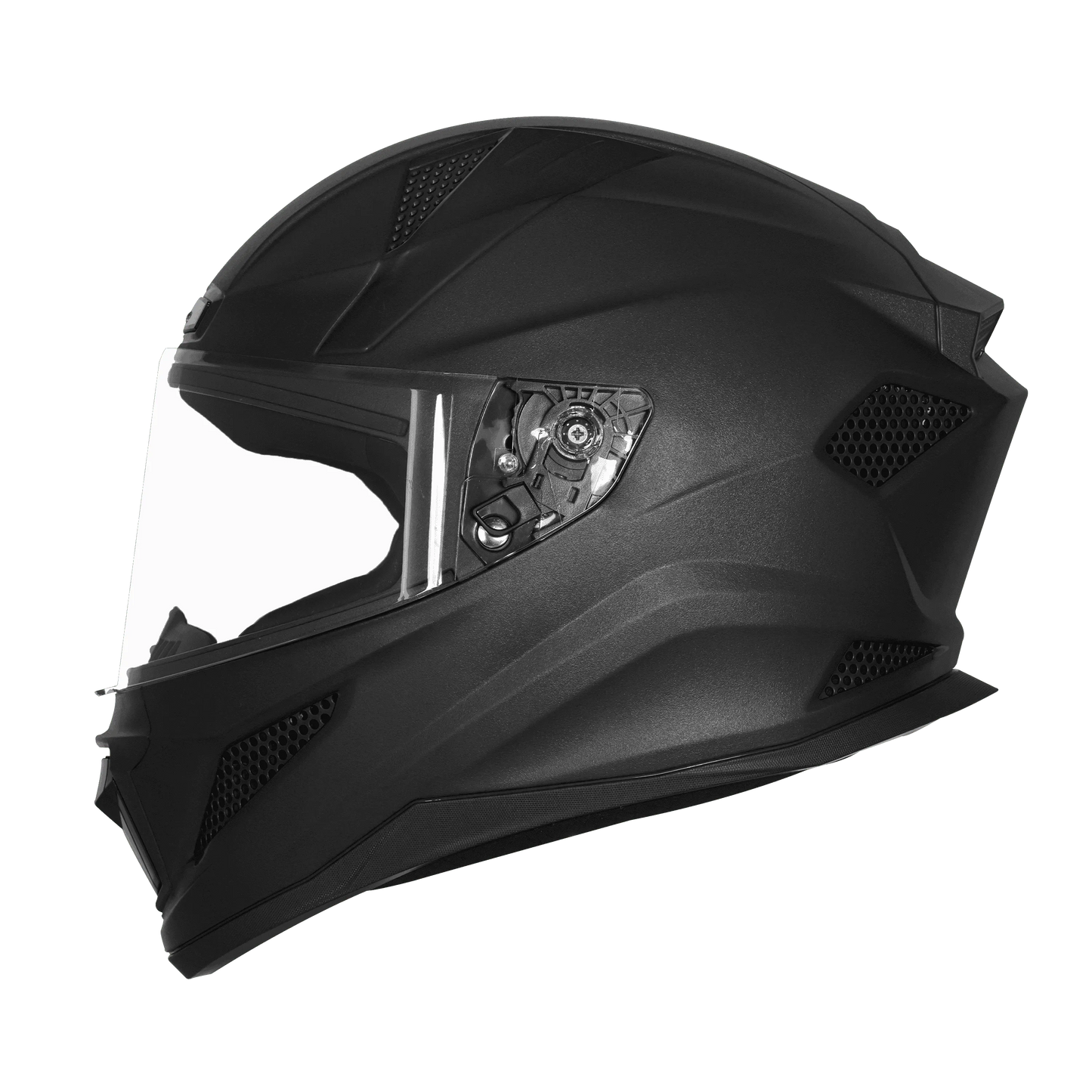 STEELBIRD Sbh 25 Sv Sharp Dashing Black Md Full Face Helmet