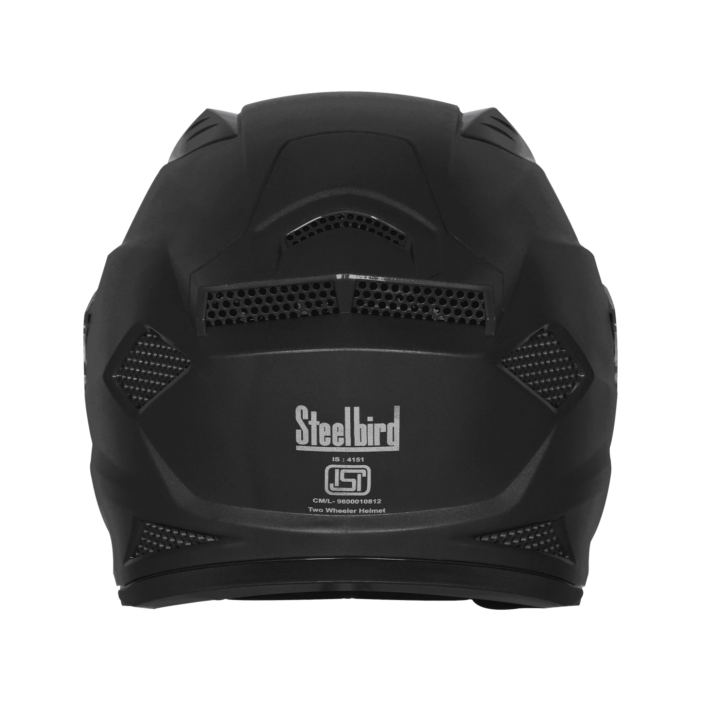 STEELBIRD Sbh 25 Sv Sharp Dashing Black Full Face Helmet