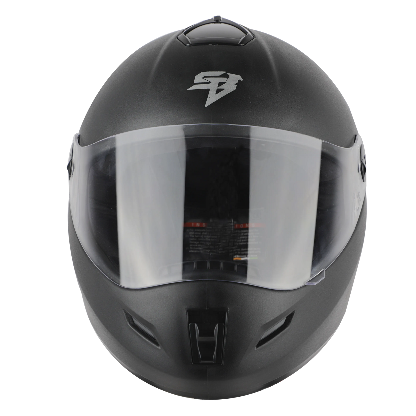 STEELBIRD Sbh 2 Rox Plus Dashing Black Full Face Helmet