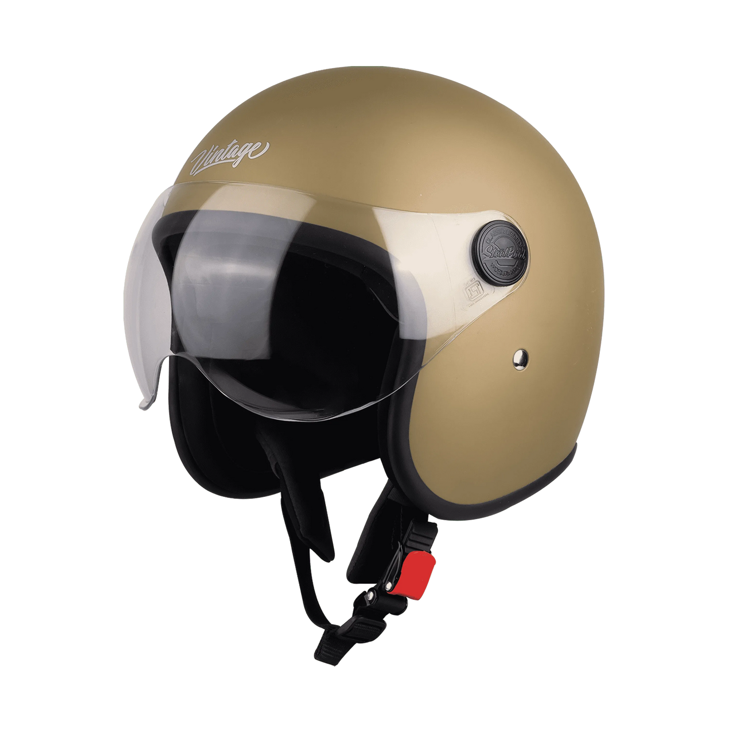 STEELBIRD Sbh 54 Matt D Strom Half Face Helmet