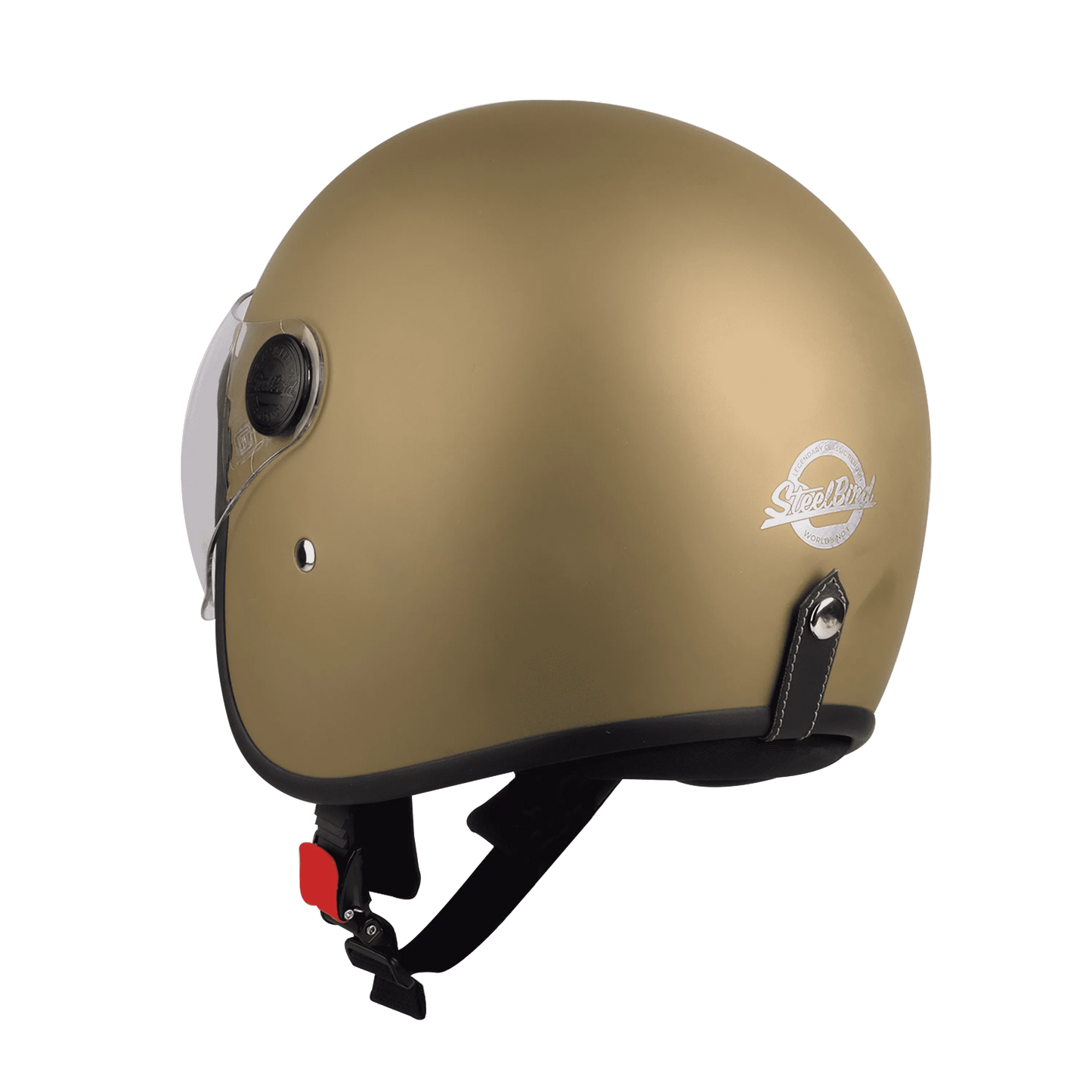 STEELBIRD Sbh 54 Matt D Strom Half Face Helmet