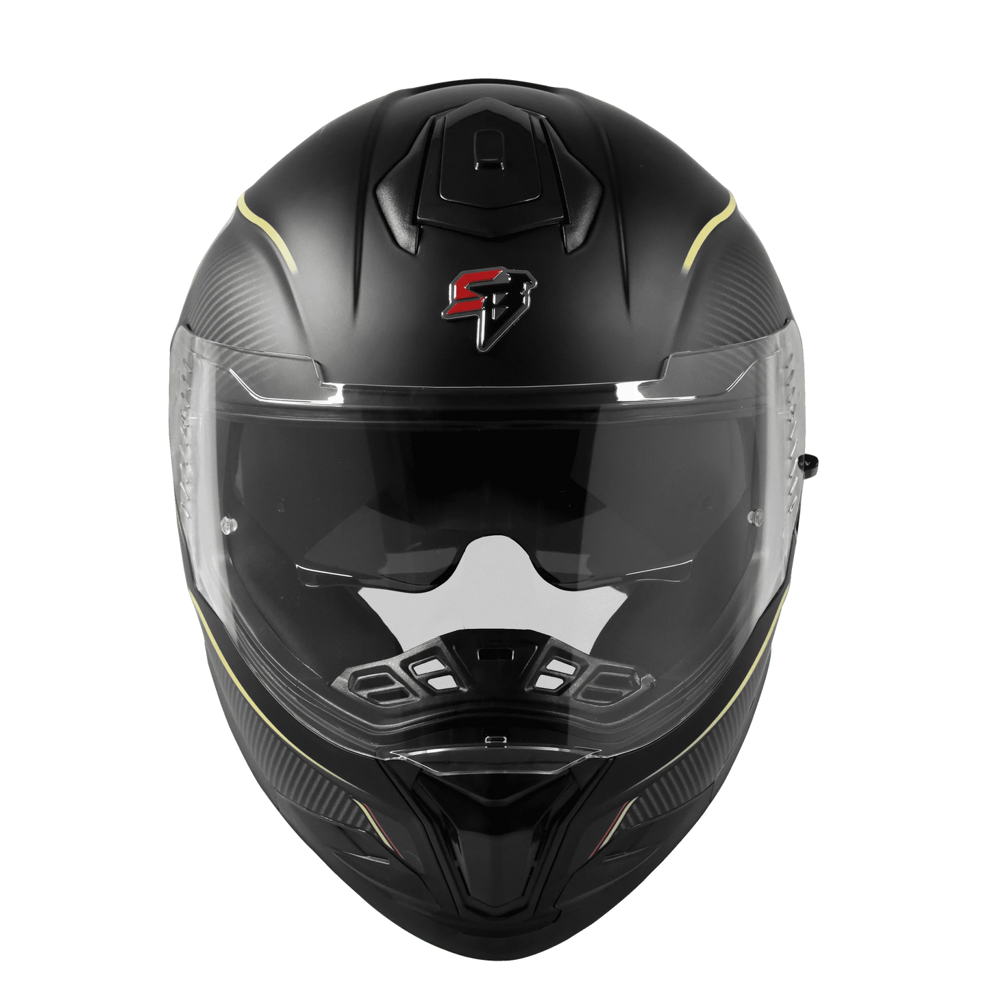 STEELBIRD Sbh 57 Fighter Black Neon Flip Up Helmet