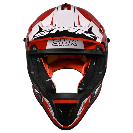 Smk Allterra Maverix GL 321 Red Black Off Road Helmet