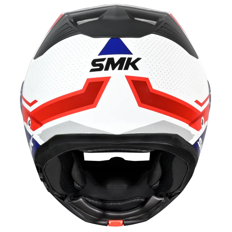 Smk Gullwing S01 Supertour GL153 White Blue Red Full Face Helmet