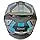 SMK Gullwing Tekker Ma265 Matt Black Grey Blue Full Face Helmet