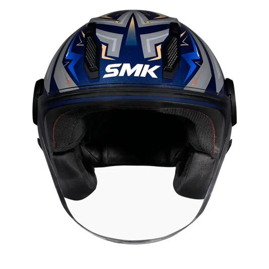 Smk Laminar Starz Graphic GL565 Half Face Helmet
